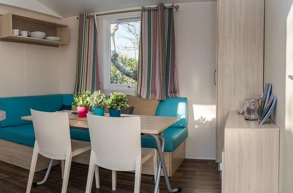 Mobil Home Klassic 2 Terrasse En Bois, Tv, Climatisation, 1 Voiture (2 Chambres)