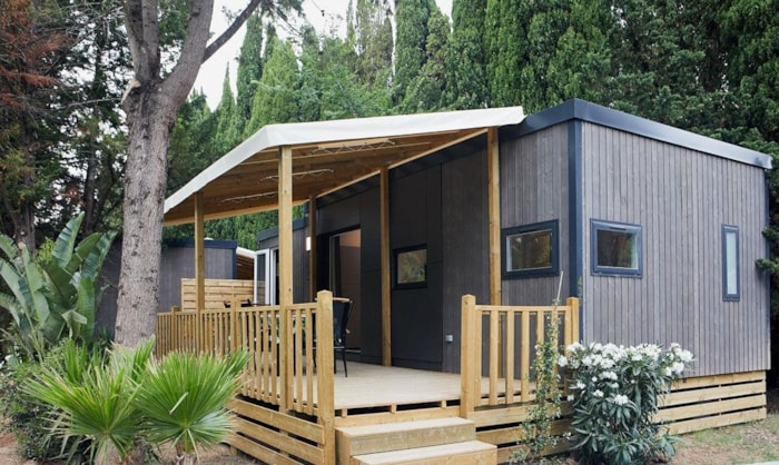 Mobil Home Kosy 2/4, Terrasse En Bois , Tv, Climatisation, 2 Salles De Bains, 1 Voiture (2 Chambres)