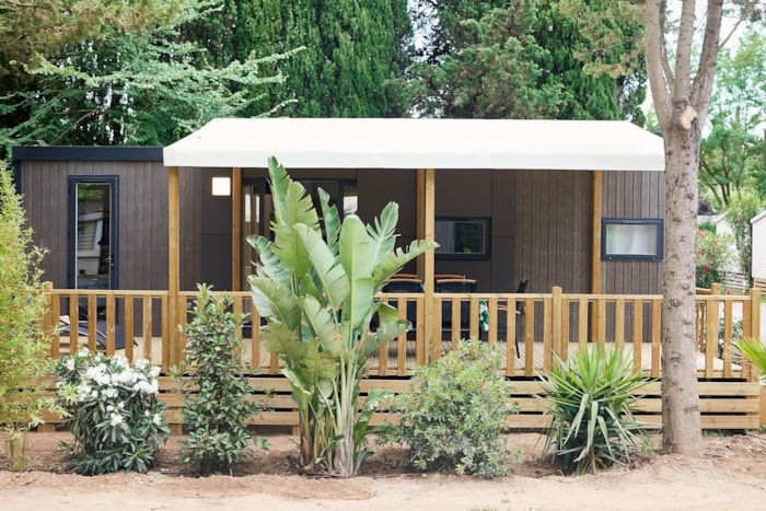 Mobil Home Kosy 2/5, Terrasse En Bois Couverte, Tv, Climatisation, 2 Salles De Bains, 1 Voiture (2 Chambres)