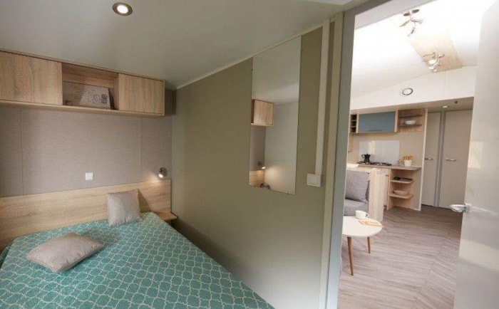 Mobilhome Konfort 3/6 - 3 Habitaciones, 2 Cuartos De Baño, Terraza Cubierta, Tv, Aire Acondicionado, 1 Coche