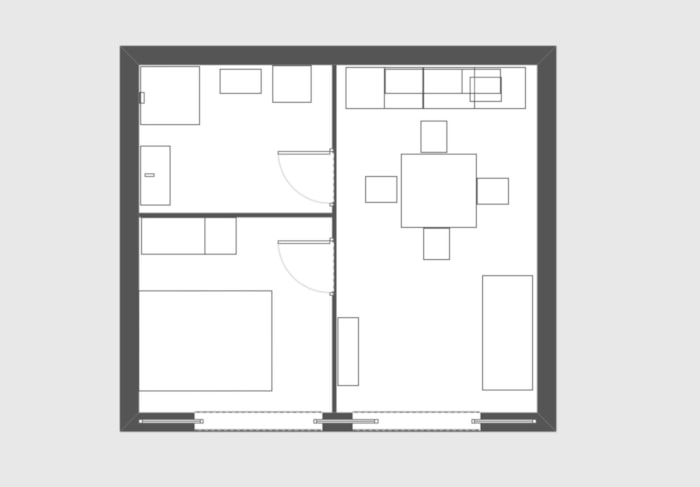 Appartamento Hestia - 2 Stanze 40 M² - 1 Camera - Aria Condizionata E Tv