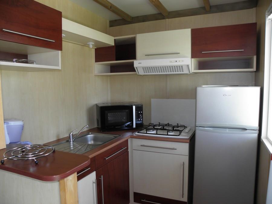 Location - Chalet 2 Chambres - 35M² + Terrasse Couverte - Camping La Gallouette
