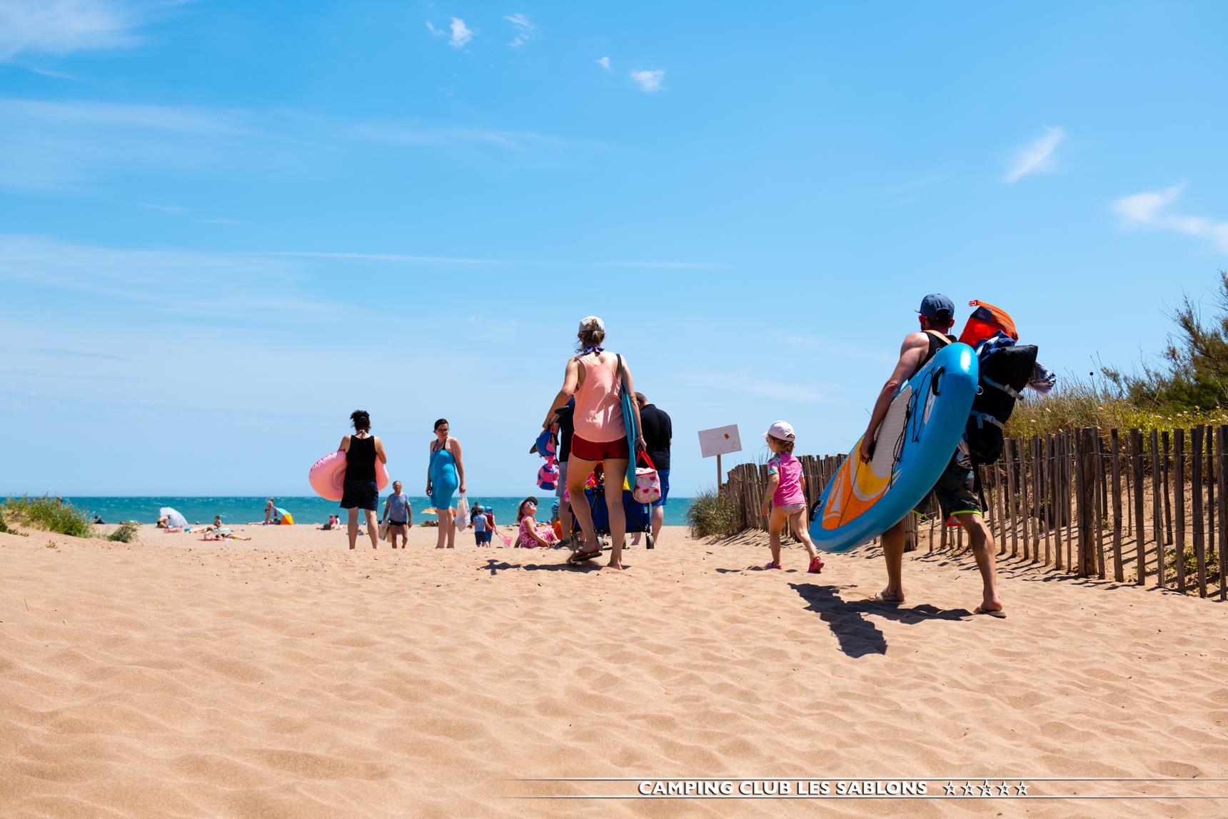 Beaches Camping Les Sablons - Portiragnes Plage Beaches Camping Les Sablons - Portiragnes Plage
