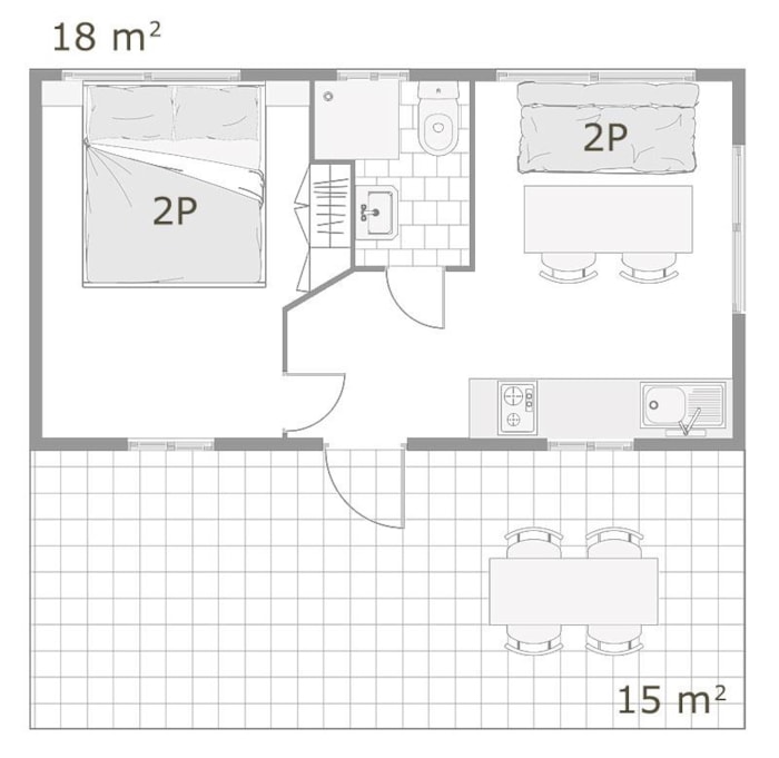 Bungalow Mediterrani