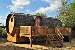 Location - La Roulotte Viticole - Camping Le Champ de Mars