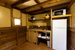 Location - Hébergement En Hauteur "Le Nid D'aigle" 44M² - 3 Chambres - Terrasse - Lv - Plancha - Accès Privé - Flower Camping Les Hauts de Rosans