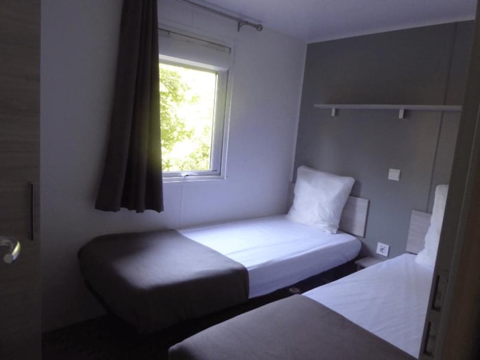Mobil Home 2 Bedrooms 35M², 2 Bathrooms, Air-Conditioning, Covered Terrace
