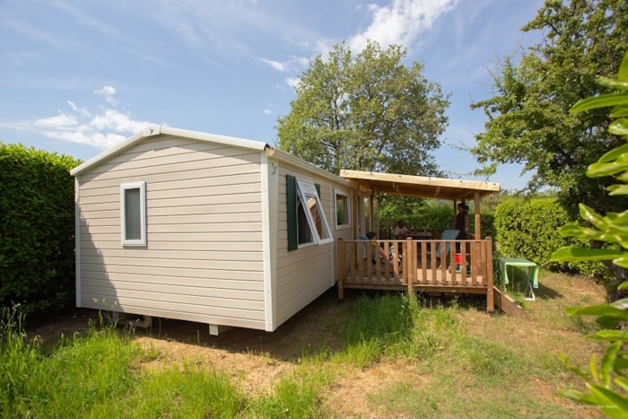 Mobil Home 2 Bedrooms 35M², 2 Bathrooms, Air-Conditioning, Covered Terrace