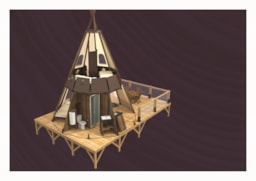 Location - Tipi - Camping Kost-Ar-Moor