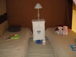 Location - Tente Cotton Lodge Nature 20 M² Avec Terrasse Bois - Sans Sanitaires - Sites et Paysages Au Clos de la Chaume