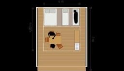 Location - Tente Cotton Lodge Nature 20 M² Avec Terrasse Bois - Sans Sanitaires - Sites et Paysages Au Clos de la Chaume