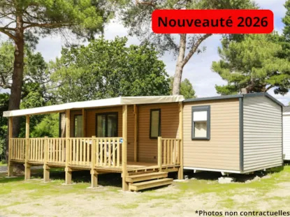 Bungalow Summer Dream 40M² - Semi-Covered Wooden Terrace Bungalow Summer Dream 40M² - Semi-Covered Wooden Terrace