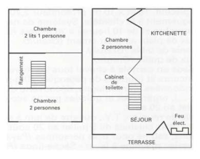 Chalet Confort 45M² / 3 Camere - Terrazzo