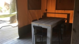 Location - Bungalow Safari+Duo : 3 Chambres, Cuisine - Camping Les Rives du Lac