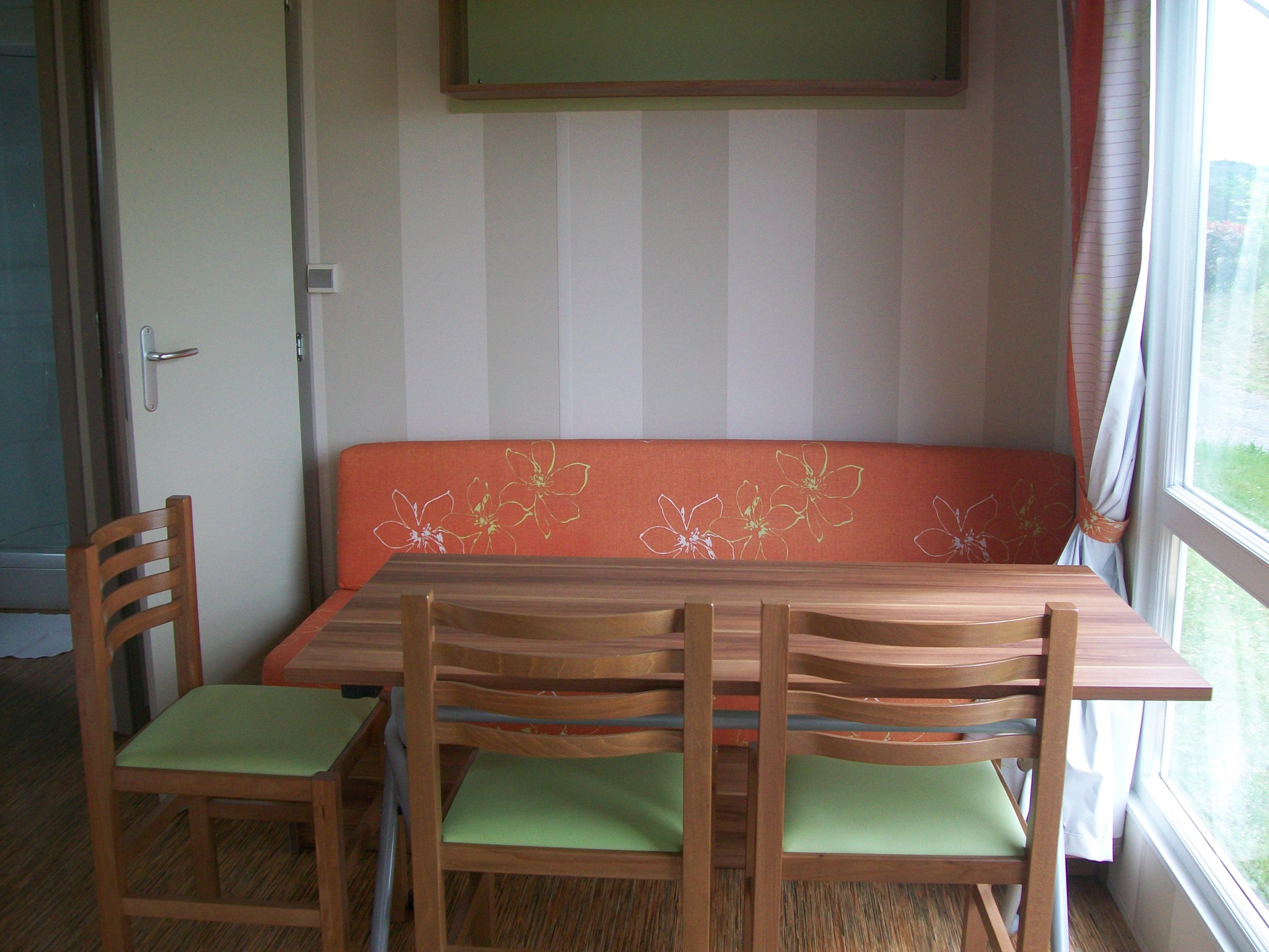 Accommodation - Mobile Home Loggia (Integrated Terrace - 2 Bedrooms) - CAMPING LA BASTIDE