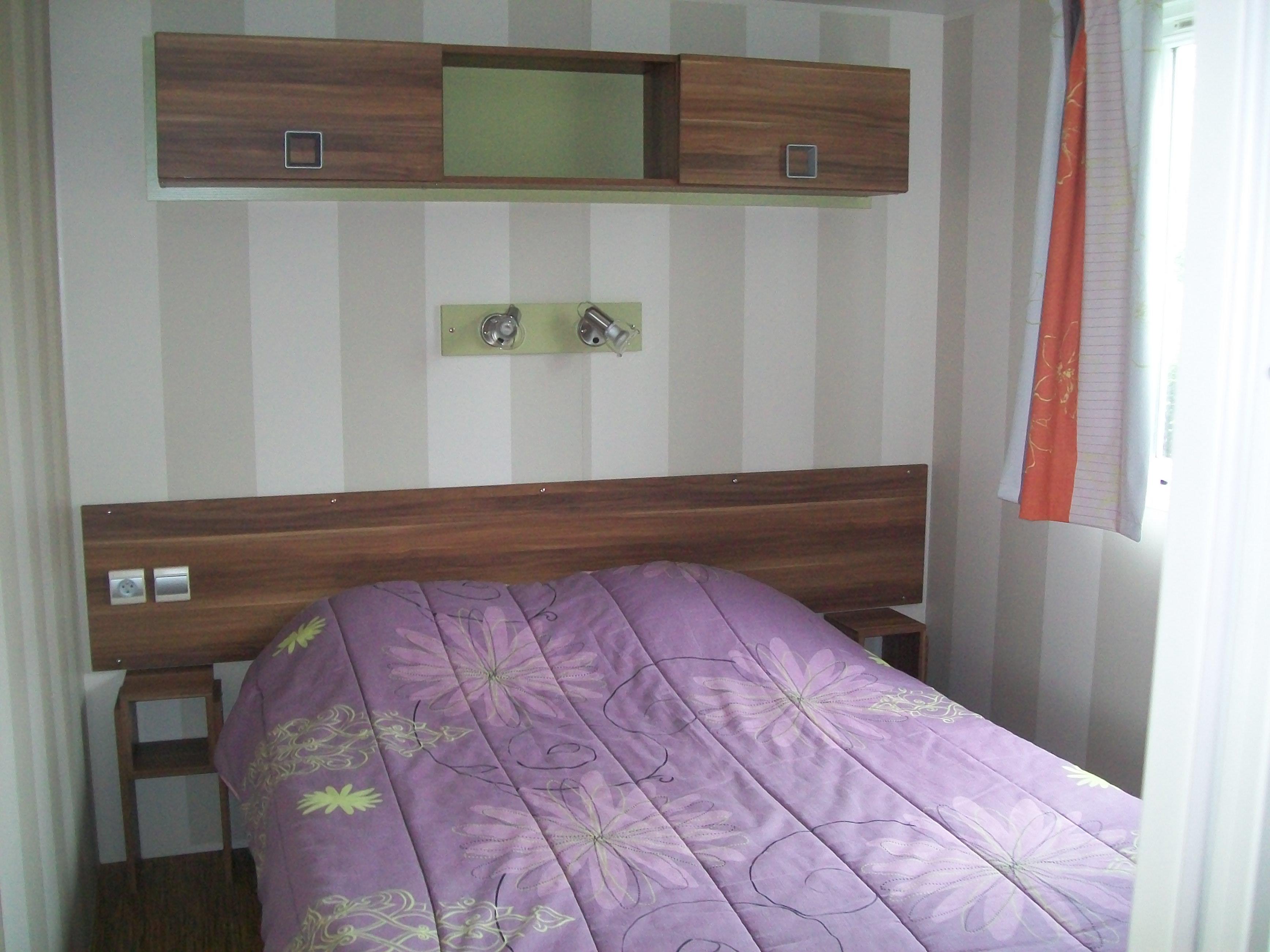 Accommodation - Mobile Home Loggia (Integrated Terrace - 2 Bedrooms) - CAMPING LA BASTIDE