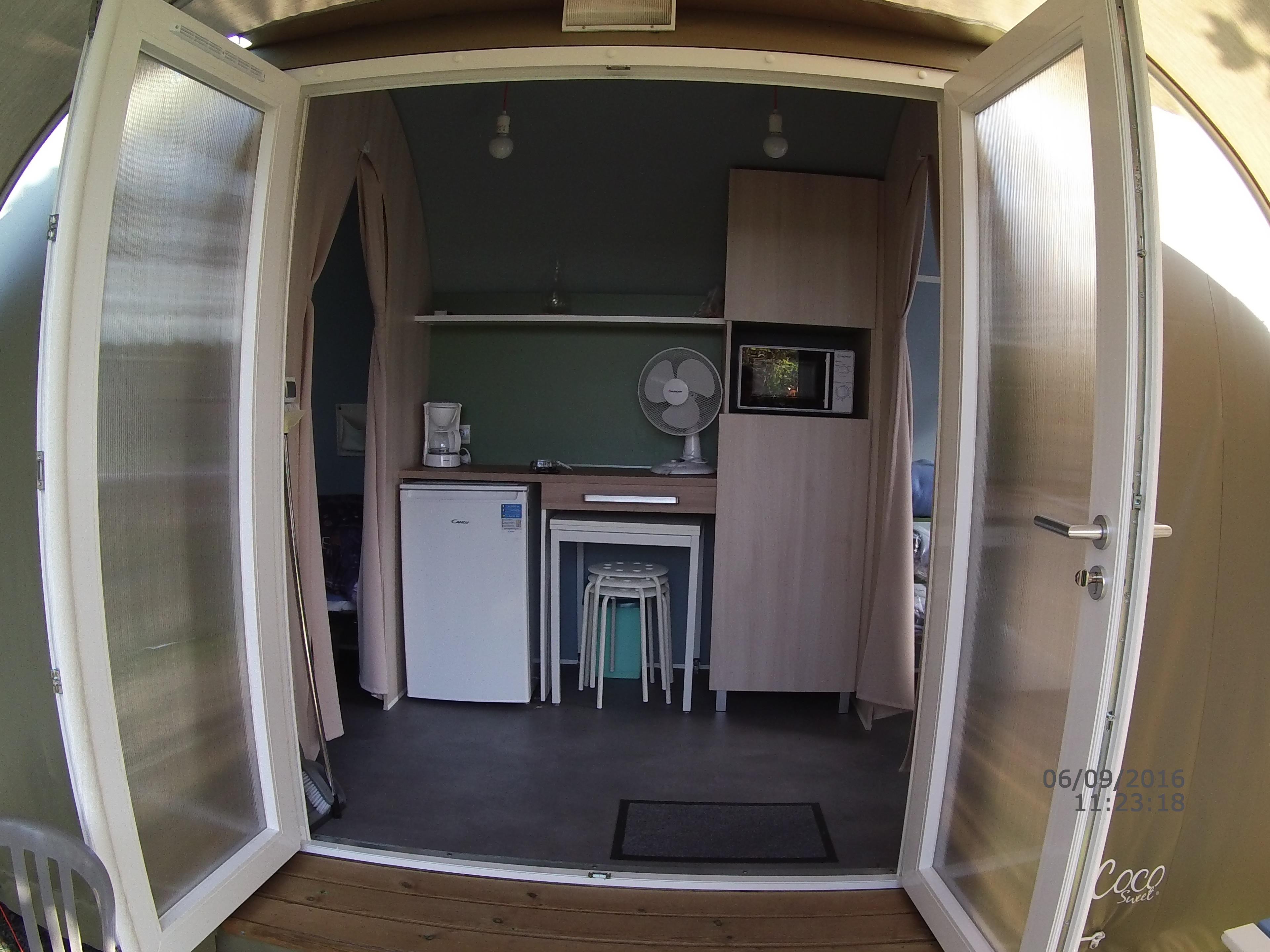 Accommodation - Coco Sweet 16.75 M² (2 Bedrooms - Without Toilet Blocks) - CAMPING LA BASTIDE