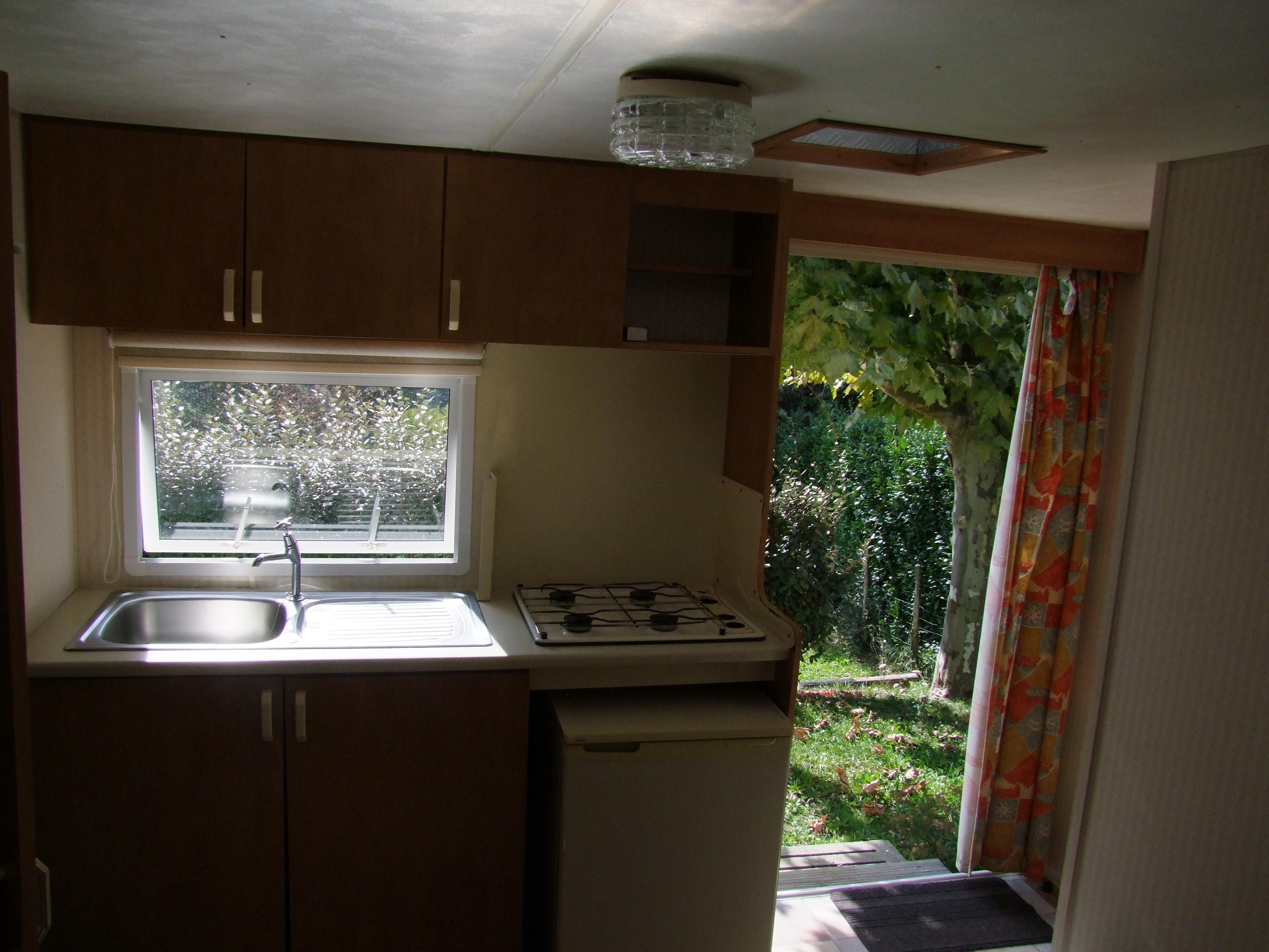 Mietunterkunft - Mobilhome 2 Schlafzimmern - Ohne Sanitärausstattung Bambi 15 M² - CAMPING LA BASTIDE