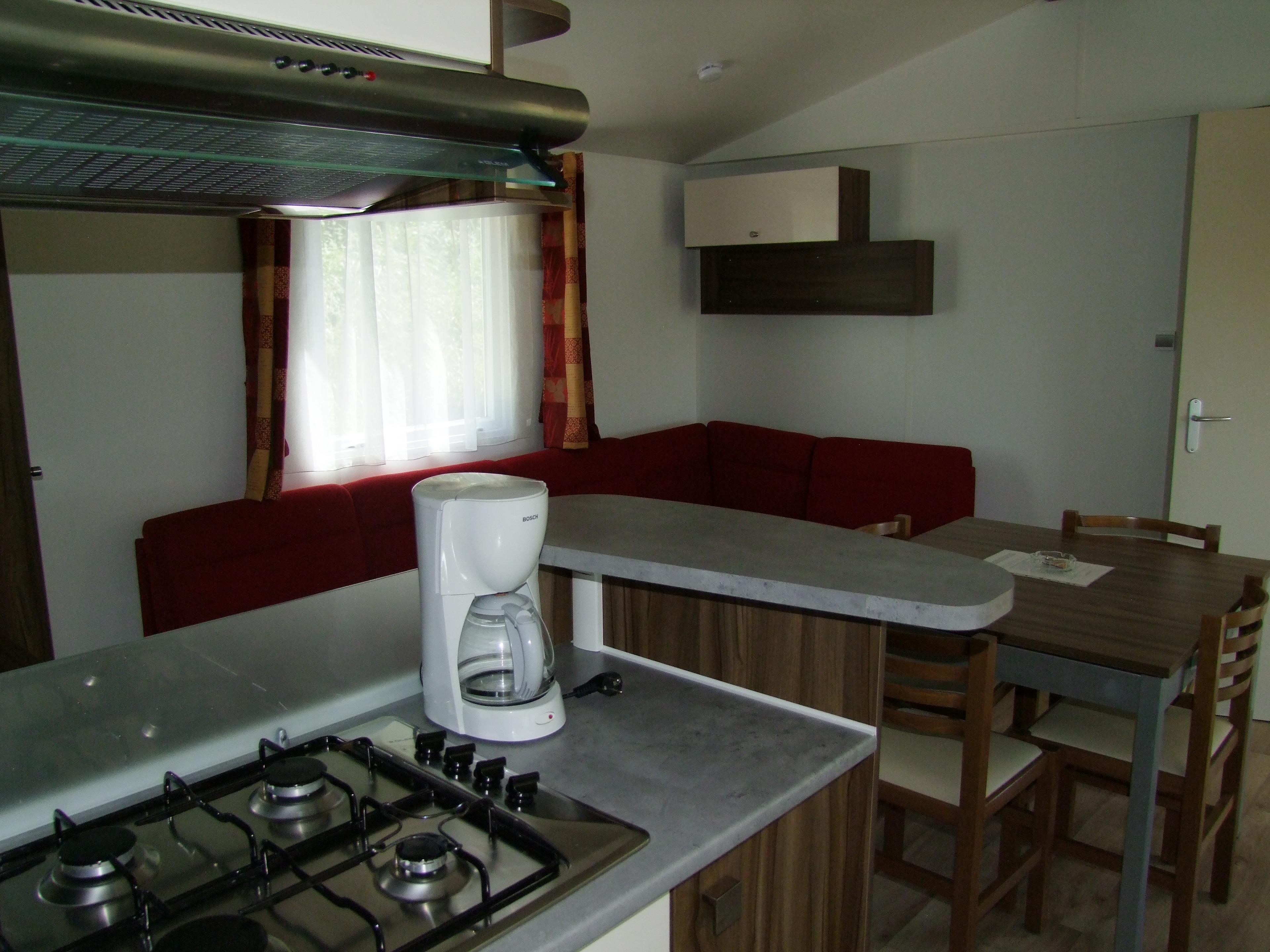 Alloggio - Casa Mobile 3 Camere Da Letto - 2 Bagni Apollon Riviera 40 M² - Terrazza Coperta Di 18 M² - CAMPING LA BASTIDE