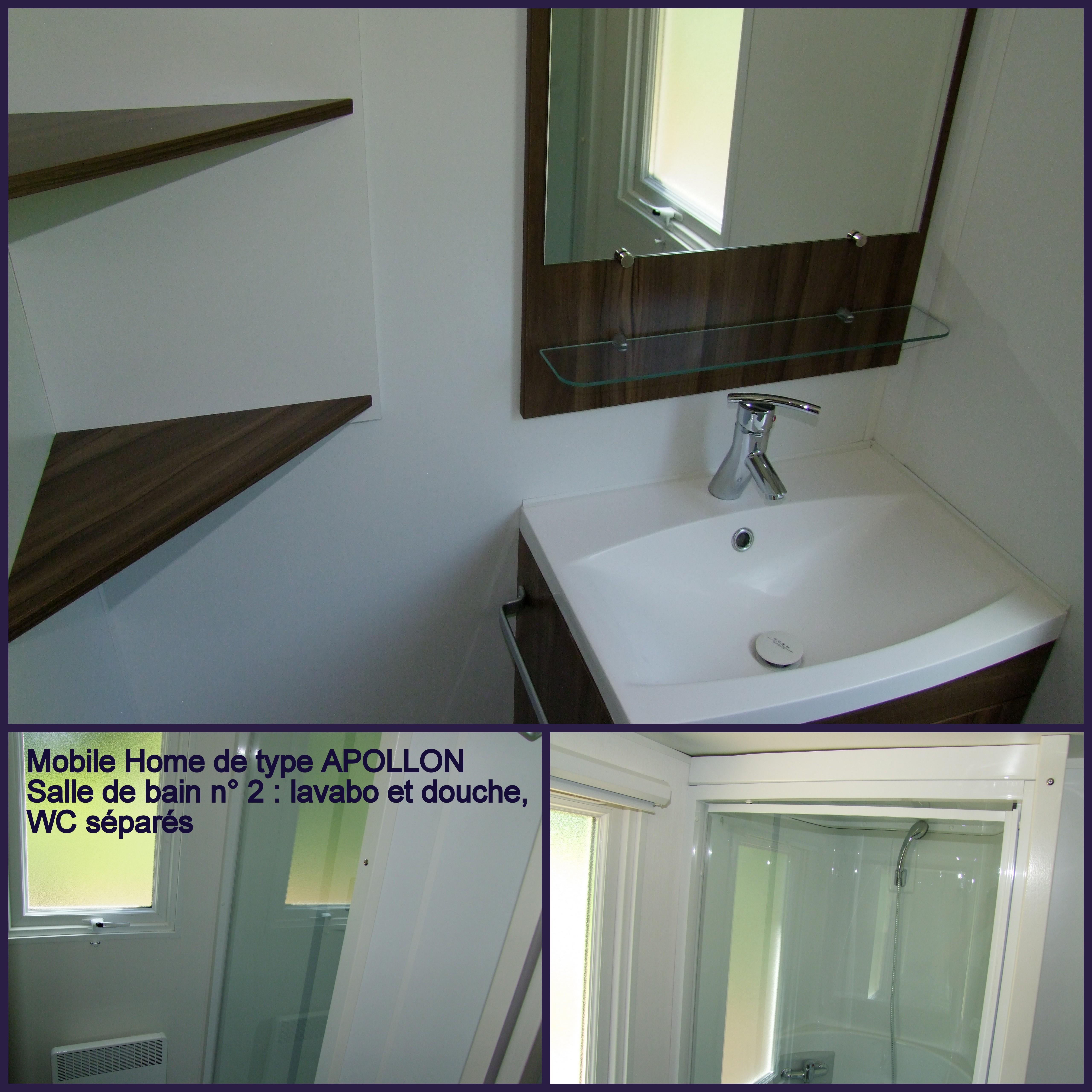 Alloggio - Casa Mobile 3 Camere Da Letto - 2 Bagni Apollon Riviera 40 M² - Terrazza Coperta Di 18 M² - CAMPING LA BASTIDE