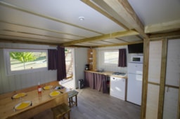 Location - Cabane Du Lac 36M2 / 2 Chambres-Terrasse Couverte-Solarium+Climatisation - CAMPING LES VALADES