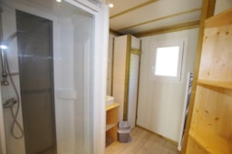 Location - Cabane Du Lac 36M2 / 2 Chambres-Terrasse Couverte-Solarium+Climatisation - CAMPING LES VALADES