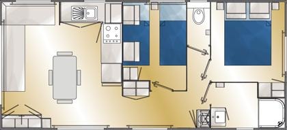 Maldive Comfort 2 Camere Da Letto + Tv