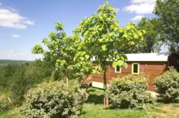 Location - Roulotte 2 Chambres - Camping la Linotte