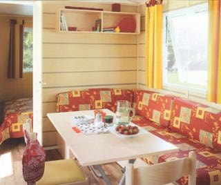Mobilhome Titania, Wc, Douche, 2 Chambres, Terrasse Couverte