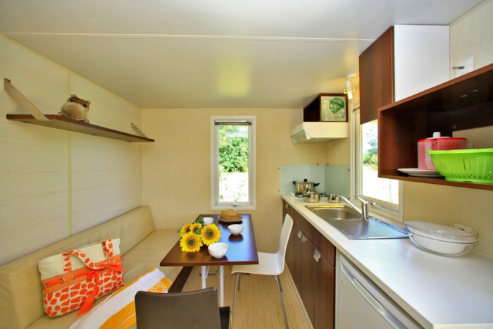 Mobilhome O'hara, Wc, Douche, 2 Chambres, Terrasse Couverte
