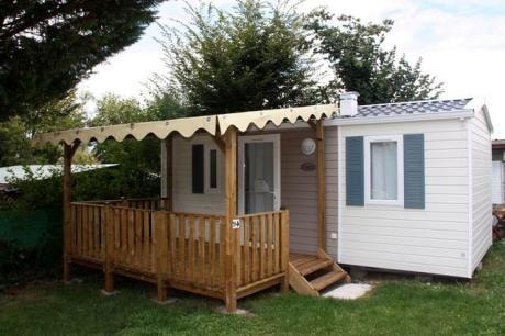 Mobilhome Trigano, Wc, Douche, 2 Chambres, Terrasse Couverte