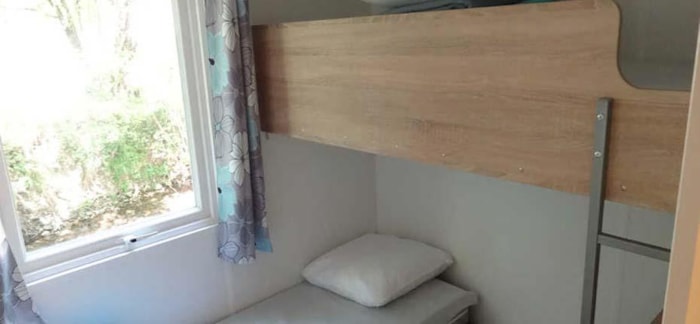 Mobilhome Sans Sanitaire, 2 Chambres (1 Avec Lits Superposés), Terrasse Couverte