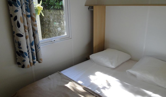 Mobilhome Sans Sanitaire, 2 Chambres (1 Avec Lits Superposés), Terrasse Couverte