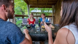 Location - Ecolodge Premium - 2 Chambres - Camping La Bageasse