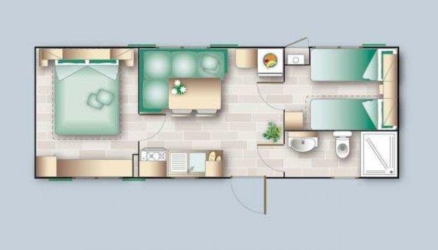 Maxicaravan Capraia (7.3M X 3M) Con Aria Condizionata