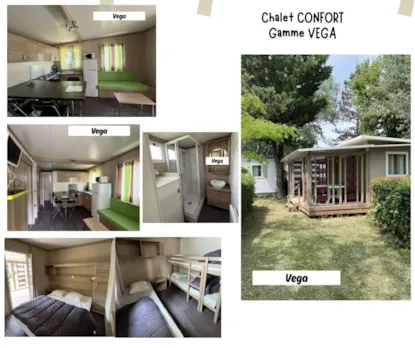 Chalet Confort Plus 5 - 2 Bedrooms (34M²) Chalet Confort Plus 5 - 2 Bedrooms (34M²)