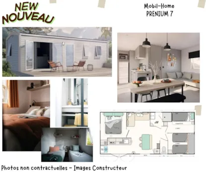 Mobil-Home Prenium 7 - 3 Bedrooms (34M²) Mobil-Home Prenium 7 - 3 Bedrooms (34M²)