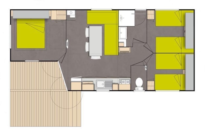 Sunêlia Confort Espace 37 À 40M² (3 Camere)