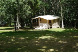Location - Toilé Nature Classic 20M² - Sans Sanitaires - Camping Koawa les Gorges du Chambon