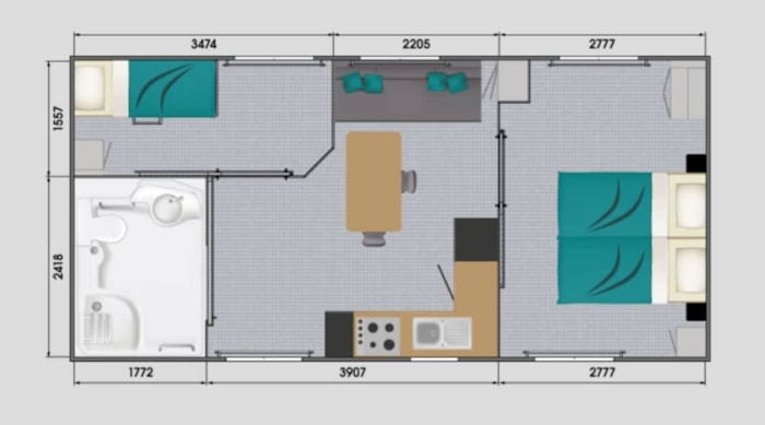 Casa Mobile Pmr (Adatto Alle Persone Diversamente Abili)