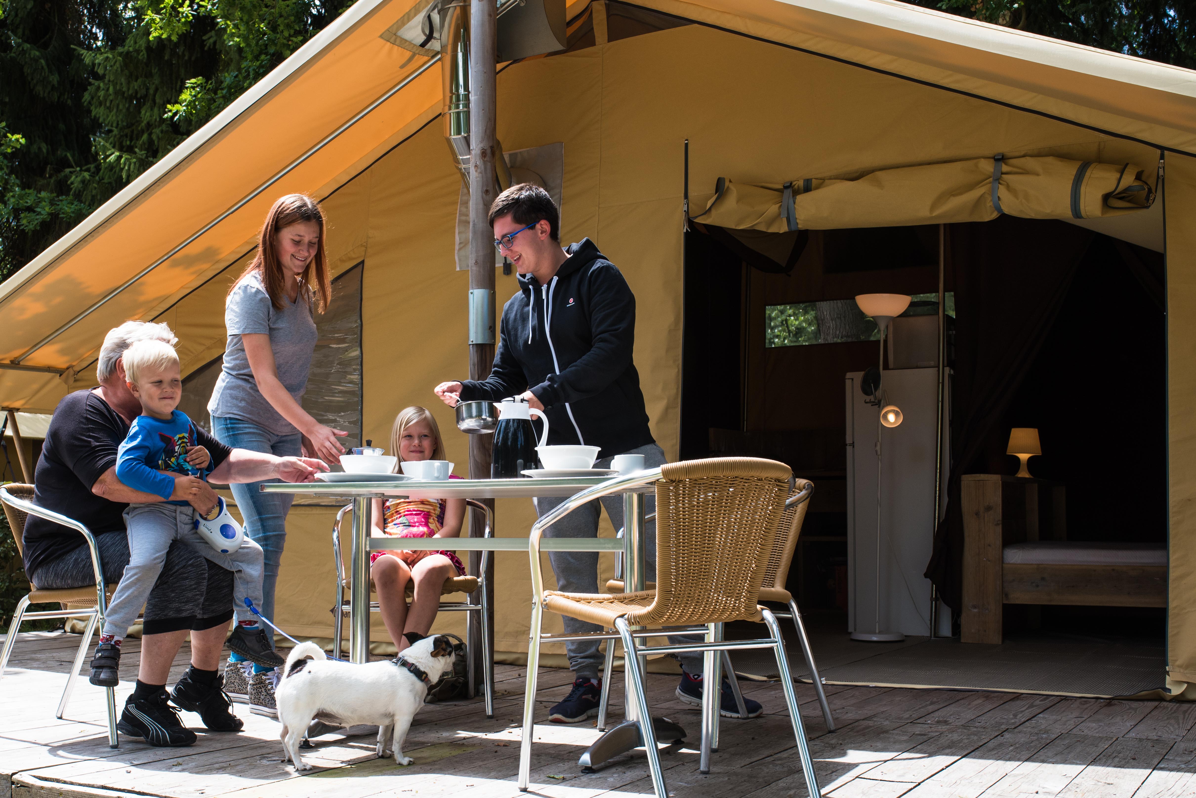 Location - Tente Safari 2 Chambres (Sans Sanitaires Privatifs) - Camping Floreal Het Veen