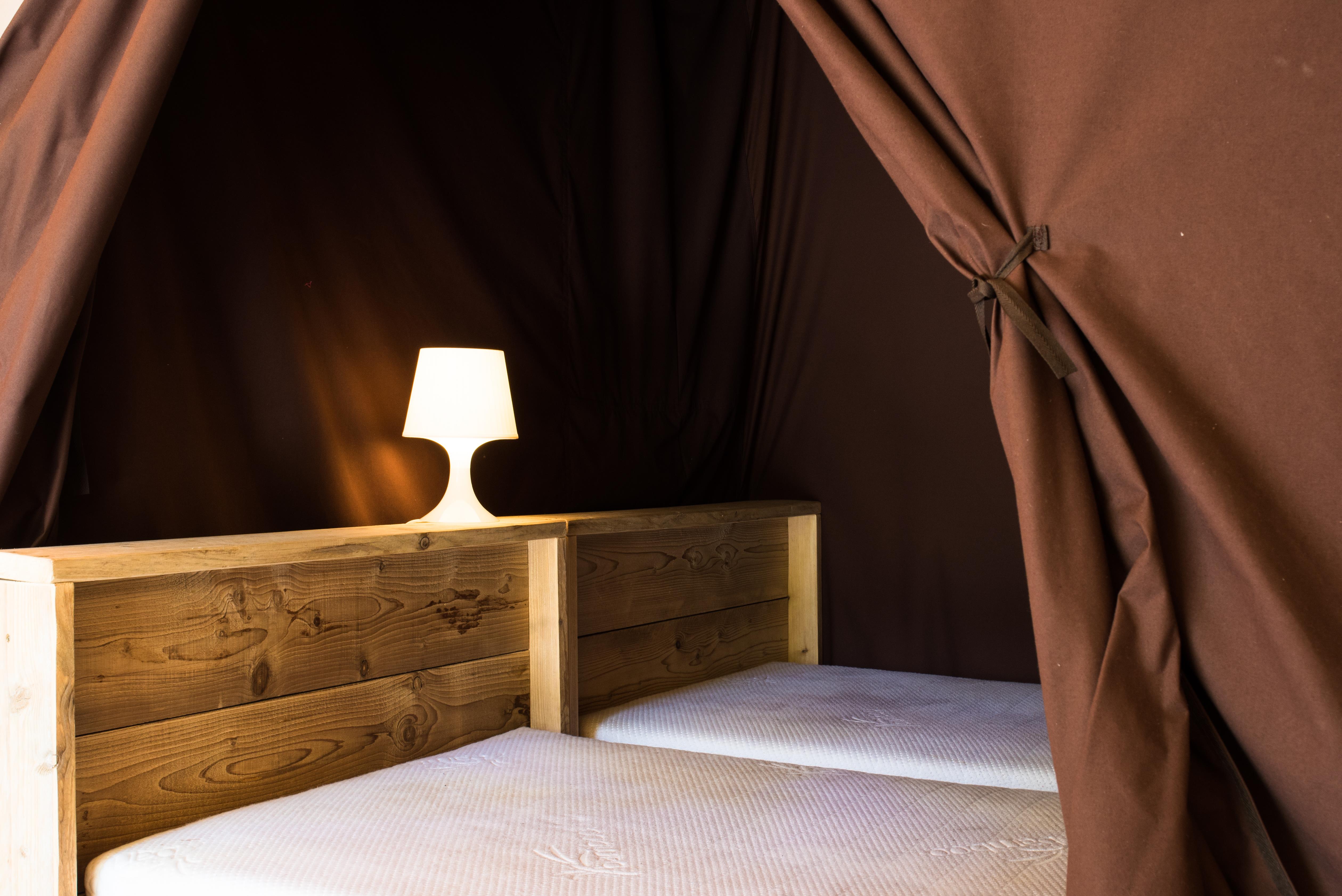 Location - Tente Safari 2 Chambres (Sans Sanitaires Privatifs) - Camping Floreal Het Veen