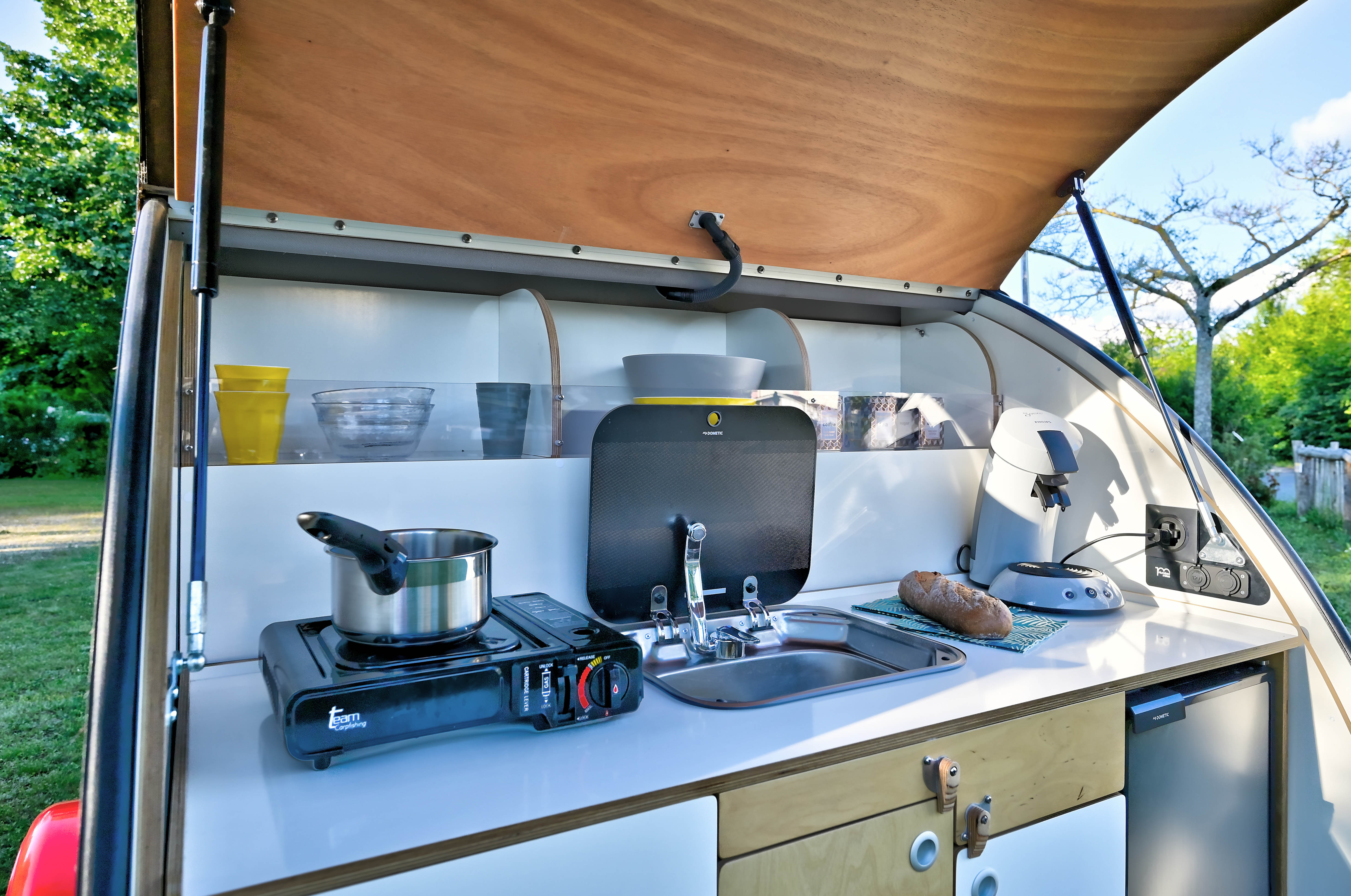 Location - Caravane Vintage My Drop (Sans Sanitaires) - Flower Camping Le Château