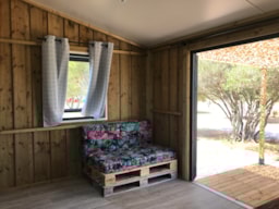 Location - Cabane Tithome 20M², 2 Chambres( Sans Sanitaire) 4 Pers. - Camping Le Fun
