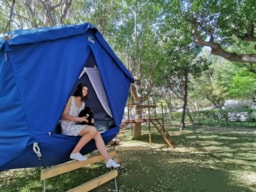 Location - Tree Tent Syrah With Private Garden - Eurcamping Roseto