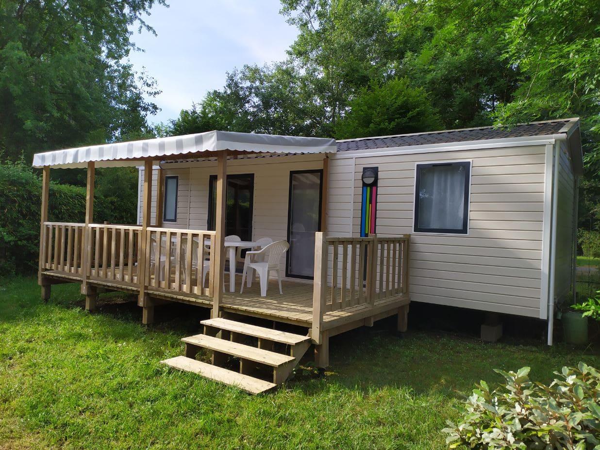 Mobil-Home Nirvana 33M² - 3 Chambres - Terrasse Semi-Couverte 15M² Mobil-Home Nirvana 33M² - 3 Chambres - Terrasse Semi-Couverte 15M²