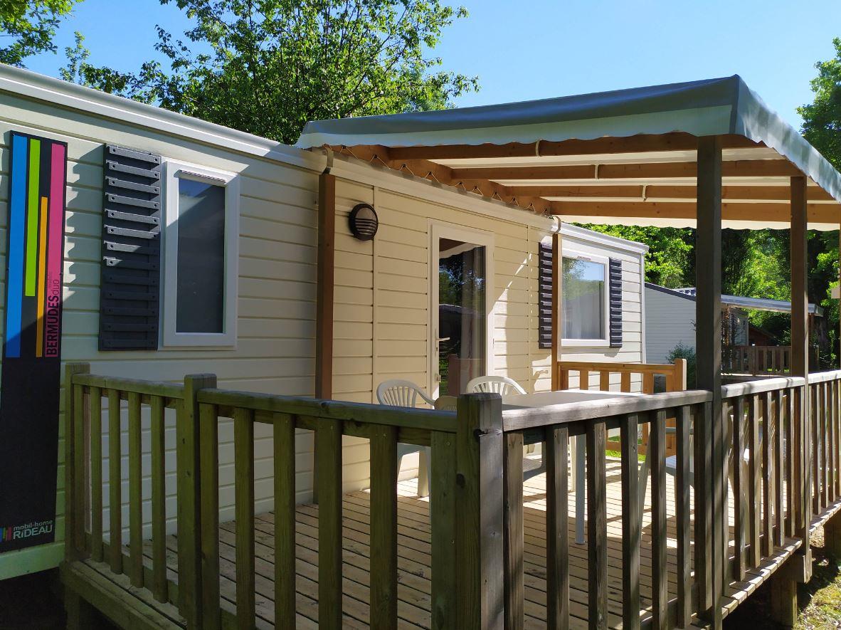 Mobil-Home Bermudes 27M² - 2/3 Chambres - Terrasse Semi-Couverte 12M² Mobil-Home Bermudes 27M² - 2/3 Chambres - Terrasse Semi-Couverte 12M²