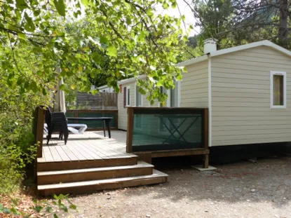 Mobil-Home Premium Riviera 28M² Proximité Rivière- 2 Chambres + Terrasse Avec Parasol - Mobil-Home Premium Riviera 28M² Proximité Rivière- 2 Chambres + Terrasse Avec Parasol -