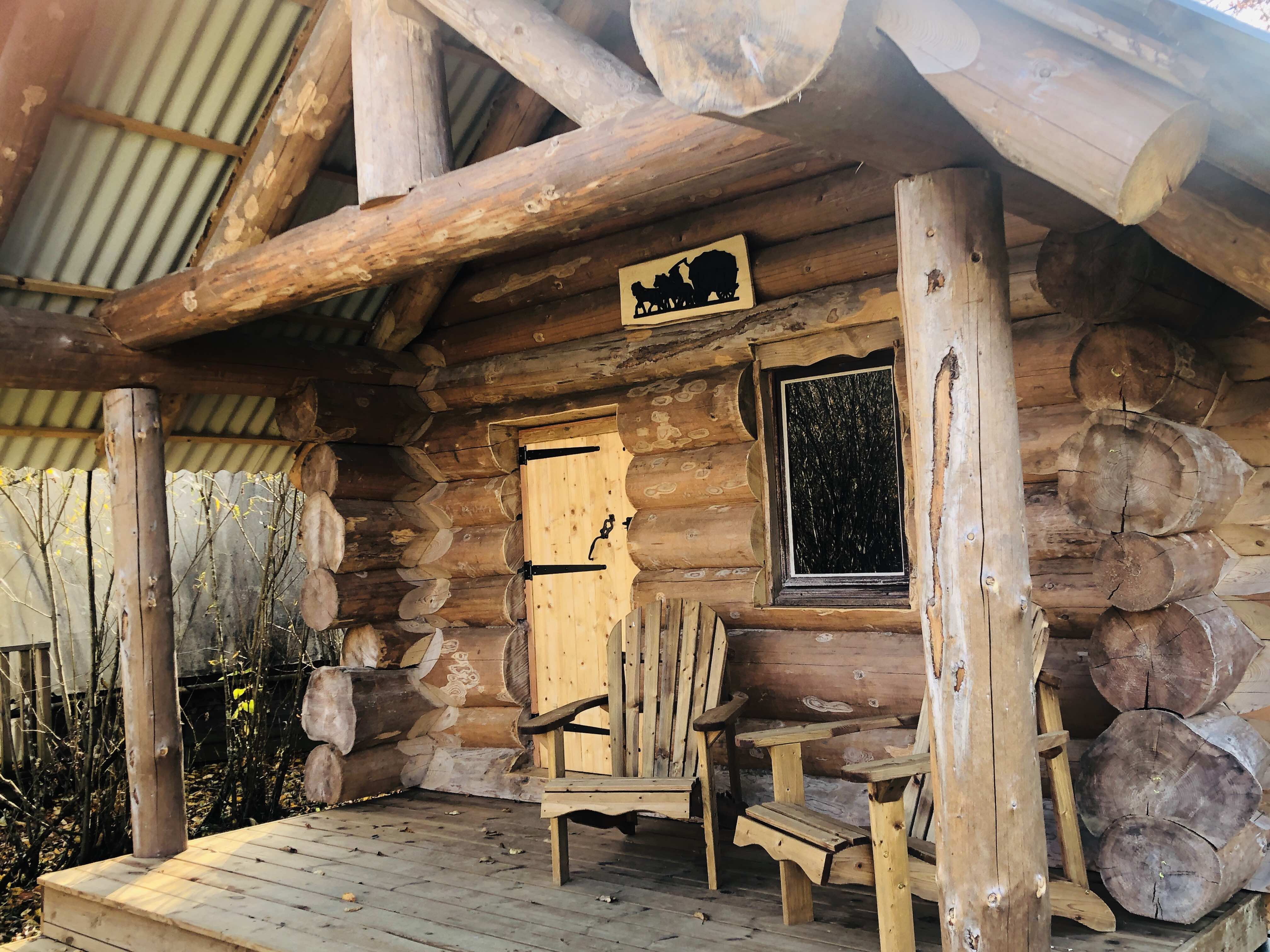 Location - Cottage Valdône - 24M2- 2 Chambres, Cabane Fuste En Véritable Rondins De Bois - Camping Ecologique LA ROCHE D'ULLY