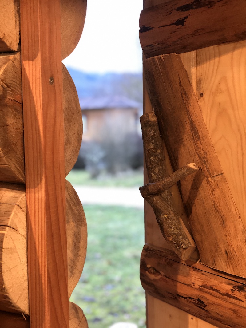 Location - Cottage Valdône - 24M2- 2 Chambres, Cabane Fuste En Véritable Rondins De Bois - Camping Ecologique LA ROCHE D'ULLY